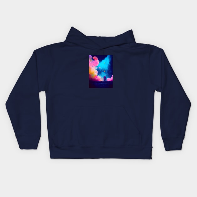 Psychonaut Kids Hoodie by NeonHorrors